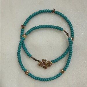 Elegant Turquoise Beaded Bracelet